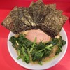 黄金家　[中区]　/　ラーメン並+ほうれんそう+海苔+ライス