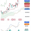 日経225　2月16日までの値動き チャート解説  週初はほぼ横ばいで始まる 