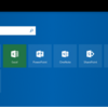 Office365 アプリメニューが白地のものに変更されました