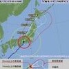 twitterによる台風18号の記録