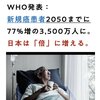 コロナワクチンによる仕込みのために日本では2050年には新規癌患者が3500万人になる