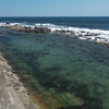 熱川YOU湯ビーチ 磯 Sea Garden IKEJIRI(稲取池尻海岸ウキウキビーチ)(東伊豆の海水浴５)