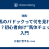 競馬のパドックって何を見ればいい？初心者向け“馬体チェック”入門