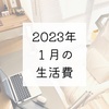 2023年1月の生活費と貯金額と作業環境向上中の話