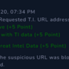 LetsDefend level 1 alert SOC105 - Requested T.I. URL address event-id 28
