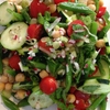 ひよこ豆と夏野菜のサラダ（1）