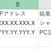 【VBA】pingを打って職場のほかのメンバーのPCシャットダウン状況を確認