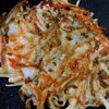 ホットプレートde高菜のチーズポテト蕎麦粉ガレット