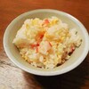 卵とカニ蒲鉾の炊き込み混ぜご飯