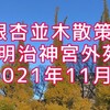 2021年11月末！明治神宮外苑に行ってきました！