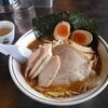 長野県塩尻市「ハルピンラーメン塩尻広丘駅前店」スープにやや甘みがあって食べた事ない風味でした(￣▽￣)
