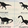 シルエットシールブック　アロサウルスなど