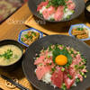 おうちで、華やかまぐろ丼