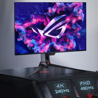 ASUS、世界初の4K 240Hz / 1080p 480Hzデュアルモードゲーミング