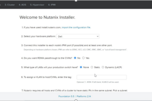 Foundationを用いたNutanix環境の構築