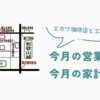２０２５年１月、エカワ珈琲店の営業成績とエカワ家の家計