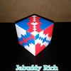 ルービックキューブで模様を作りました！　Rubik's Cube art design