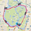 【皇居】１５ｋｍペース走のマイルストーン