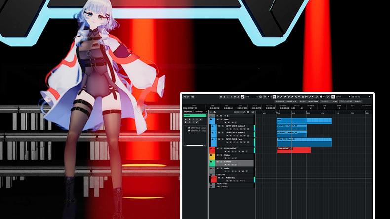 ヤマハの新技術GPAP OSCがMV制作の常識を変える！モーションキャプチャーをDAWで直接編集、ワークフローを劇的に効率化