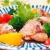 ☆鶏のから揚げ＆スナップえんどうのごまマヨあえ☆