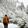 立冬の三辻山遊山　淡雪