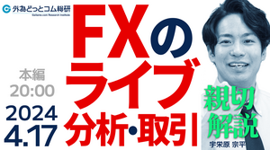 ドル円は155円が目前に…攻防戦、激しさ増す！｜ 初心者向けFX塾 【FX】ライブ予想 2024/4/17