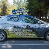昨日道端で Google Carと。