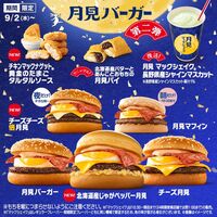 マクドナルド「チーズチーズ倍月見」がパワー系！「ボリューム満点