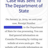 Case Was Sent To The Department of State①