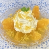 主夫のデザート「不知火クリームみかんゼリー」