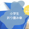 【小学生折り畳み傘】1コマ透明が安全でおすすめ！でも意外と売っていない現実