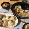 今日の晩御飯　突然食道あたりが痛くなる