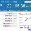 今日の日経平均は上がりました。