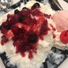 「雪花かき氷」銀座珈琲店／ 口どけなめらかで超美味🍨🧡