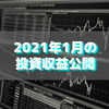 【目指せ不労所得】2021年1月の投資収益公開