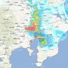 雷雨の東京アプローチ