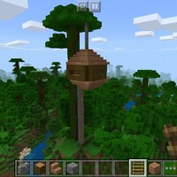 どんぐり屋根ツリーハウスの作り方 Sくんのminecraft