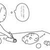 【絵日記】赤ちゃんの抜け毛がひどい【今日のもじお】