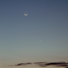 【ランデブー】月と金星