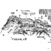 吉田浅雄氏作成十万寺城古城の図（羽衣石所在城)