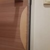 ドアの木目シート補修５