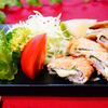 しそチーズサンドかつ＆もやしとカニカマの中華サラダ