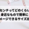 13センチってどのくらい？身近なもので簡単にイメージできるサイズ比較