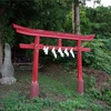 庚申塔2基と二十三夜塔（弘前市兼平・保食神社）