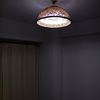 新しい蛍光灯が点滅する LED照明と比較実例