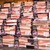 中国河南省開封市では初かもしれない！？リニューアルオープンしたスーパーの肉売り場が激変していました😲