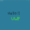 UWP/XAMLのHello,worldアプリ(＋任意の内容読み上げ機能）を作ってみた