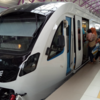 Passengers can eat and drink on the LRT