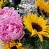 夫から花