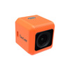 ヘルメットにカメラ Runcam 5 orange つけた